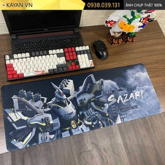 Lót chuột chống nước cỡ lớn 80x30cm dày 3mm GUNDAM-18-80X30