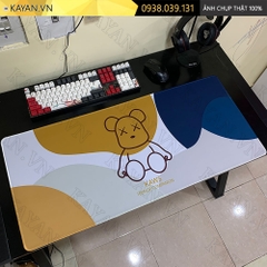 Lót chuột chống nước cỡ lớn 90x40cm dày 3mm BEARBRICK-03-90X40