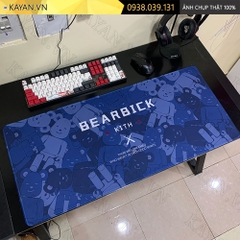 Lót chuột chống nước cỡ lớn 90x40cm dày 3mm BEARBRICK-09-90X40