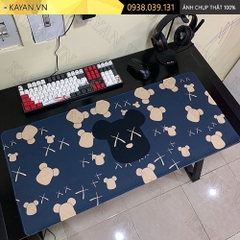 Lót chuột chống nước cỡ lớn 90x40cm dày 3mm BEARBRICK-05-90X40