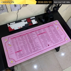 Lót chuột chống nước cỡ lớn 90x40cm dày 3mm SHORTCUT-02-90X40