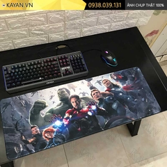 Lót chuột chống nước cỡ lớn 80x30cm dày 3mm AVENGERS-07-80X30