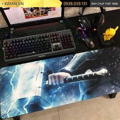 Lót chuột chống nước cỡ lớn 80x30cm dày 3mm AVENGERS-08-80X30