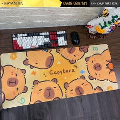 Lót chuột chống nước cỡ lớn 90x40cm dày 3mm CAPYBARA-01-90X40