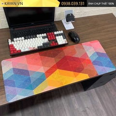 Lót chuột chống nước cỡ lớn 80x30cm dày 3mm CARO-01-80X30