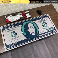 Lót chuột chống nước cỡ lớn 90x40cm dày 3mm DOLLAR-01-90X40