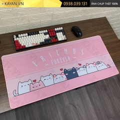 Lót chuột chống nước cỡ lớn 90x40cm dày 3mm CUTE-76-90X40
