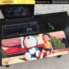 Lót chuột chống nước cỡ lớn 90x40cm dày 3mm DORAEMON-02-90X40