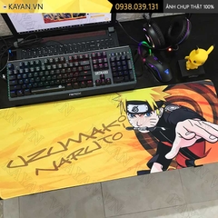 Lót chuột chống nước cỡ lớn 80x30cm dày 3mm NARUTO-09-80X30