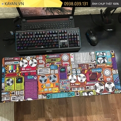 Lót chuột chống nước cỡ lớn 90x40cm dày 3mm RADIO-01-90X40