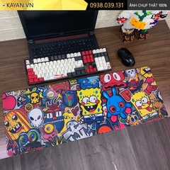 Lót chuột chống nước cỡ lớn 80x30cm dày 3mm STICKER-05-80X30