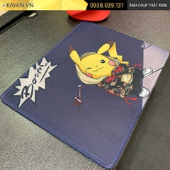 Lót chuột chống nước cỡ nhỏ 26x21cm dày 3mm S-40-26X21 (Pikachu)