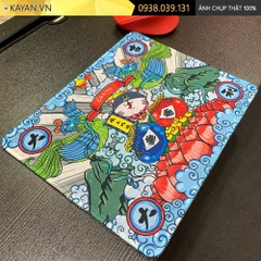 Lót chuột chống nước cỡ nhỏ 26x21cm dày 3mm S-18-26X21 (Mèo 1 mắt)
