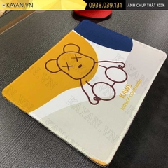 Lót chuột chống nước cỡ nhỏ 26x21cm dày 3mm S-93-26X21 (Bearbrick-03)