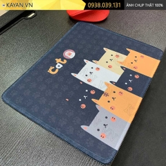 Lót chuột chống nước cỡ nhỏ 26x21cm dày 3mm S-21-26X21 (Cute-46)