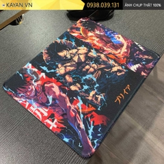 Lót chuột chống nước cỡ nhỏ 26x21cm dày 3mm S-182 (3 Luffy)