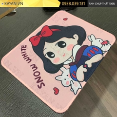 Lót chuột chống nước cỡ nhỏ 26x21cm dày 3mm S-145 (Bạch Tuyết)