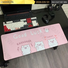 Lót chuột chống nước cỡ lớn 80x30cm dày 3mm CUTE-32-80X30