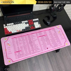 Lót chuột chống nước cỡ lớn 80x30cm dày 3mm SHORTCUT-02-80X30