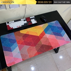 Lót chuột chống nước cỡ lớn 90x40cm dày 3mm CARO-01-90X40
