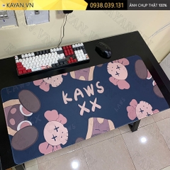 Lót chuột chống nước cỡ lớn 90x40cm dày 3mm KAWS-05-90X40
