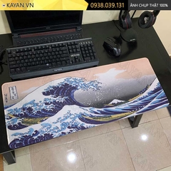Lót chuột chống nước cỡ lớn 80x30cm dày 3mm WAVE-01-80X30