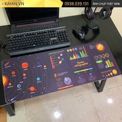 Lót chuột chống nước cỡ lớn 80x30cm dày 3mm UNIVERSE-04-80X30