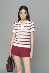 Áo Nữ Dệt Kim Ivy Polo RR24DK06