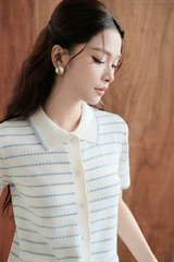 Áo Dệt Kim Neko Polo RR25DK26