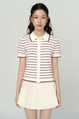 Áo Dệt Kim Neko Polo RR25DK26