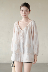 Áo Kiểu Nữ Lavie Top RR26AK59