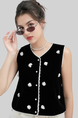 Áo Kiểu Nữ Velvet Gile RR23AK119