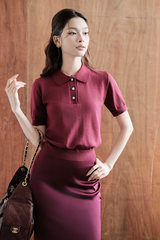 Áo Dệt Kim Grace Polo RR25DK31