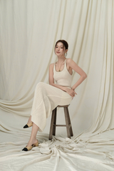 Đầm Dệt Kim Latte Dress RR25DK09