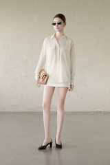 Áo Sơ Mi Nữ Pocket Shirt RR26AS06