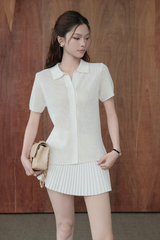 Áo Dệt Kim Jena Polo RR25DK22