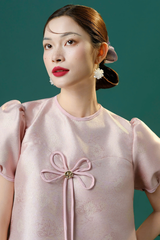 Áo Gấm Nữ Lan Chi RR26AK05