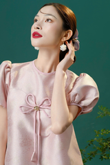 Áo Gấm Nữ Lan Chi RR26AK05