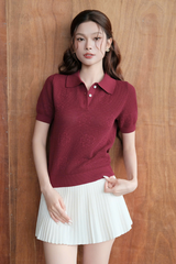 Áo Dệt Kim Berry Polo RR25DK39