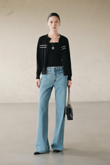 Áo Dệt Kim Sia Cardigan RR25DK51