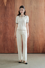 Áo Dệt Kim Joan Polo RR25DK28