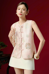 Áo Kiểu Nữ Đỗ Quyên Top RR25AK108