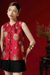 Áo Kiểu Nữ Đỗ Quyên Top RR25AK108