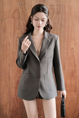 Áo Khoác Blazer Nữ Kara RR25KB04