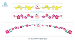 Trang trí hoa văn led đô thị