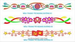 Mẫu hoa văn trang trí đô thị
