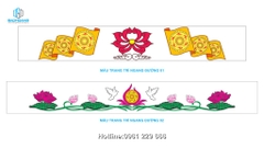 Trang trí hoa văn led đô thị
