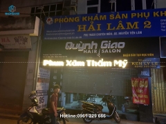 Làm biển quảng cáo salon tóc