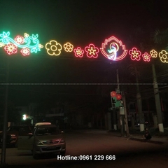 Trang trí led ngang đường