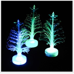 1 Cây Thông Noel Mini Có Đèn Led Nhiều Màu Sắc Dùng Để Trang Trí Giáng Sinh Tiện Dụng